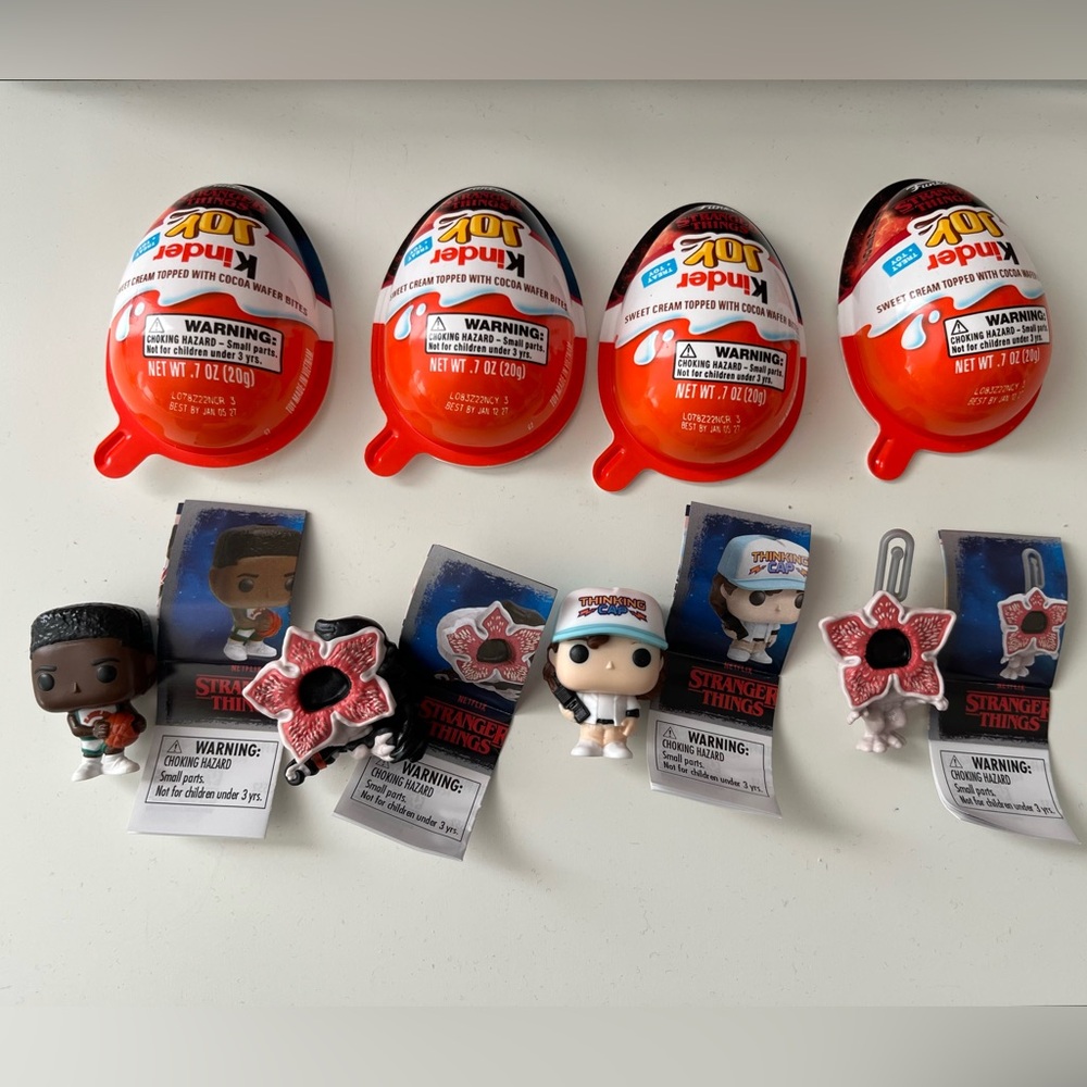 Stranger Things Kinder Joy lot